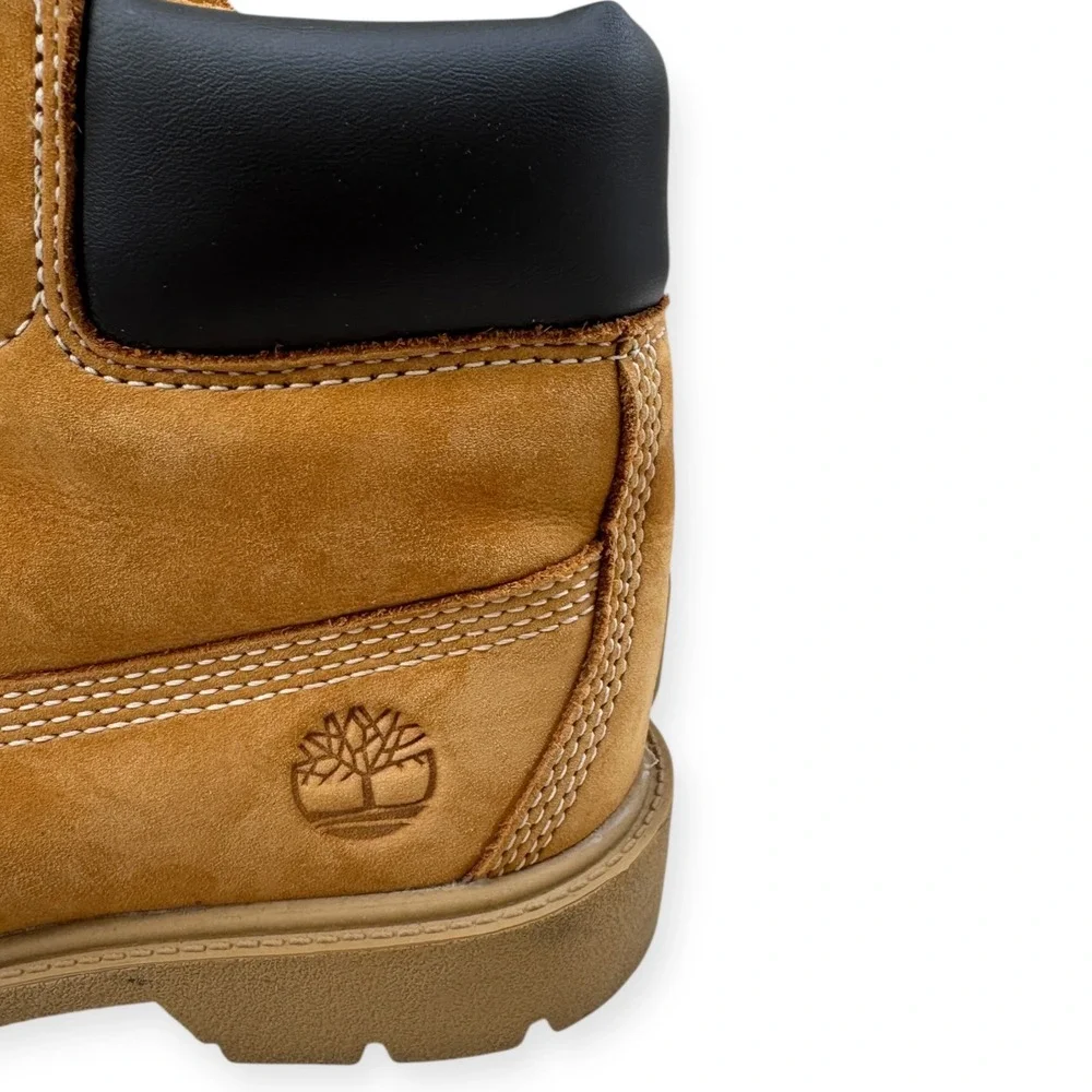 Timberland Youth 2 Wheat Nubuck Leather Ankle‎ Boots Kids Casual Waterproof